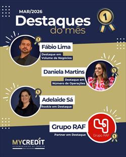 Reconhecimento de destaques | março de 2026