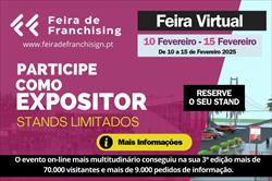 #ParceirosAEB O maior evento de franchising em Portugal e Espanha está a chegar! A Feiradefranchising começa já no próximo dia 10 de fevereiro.