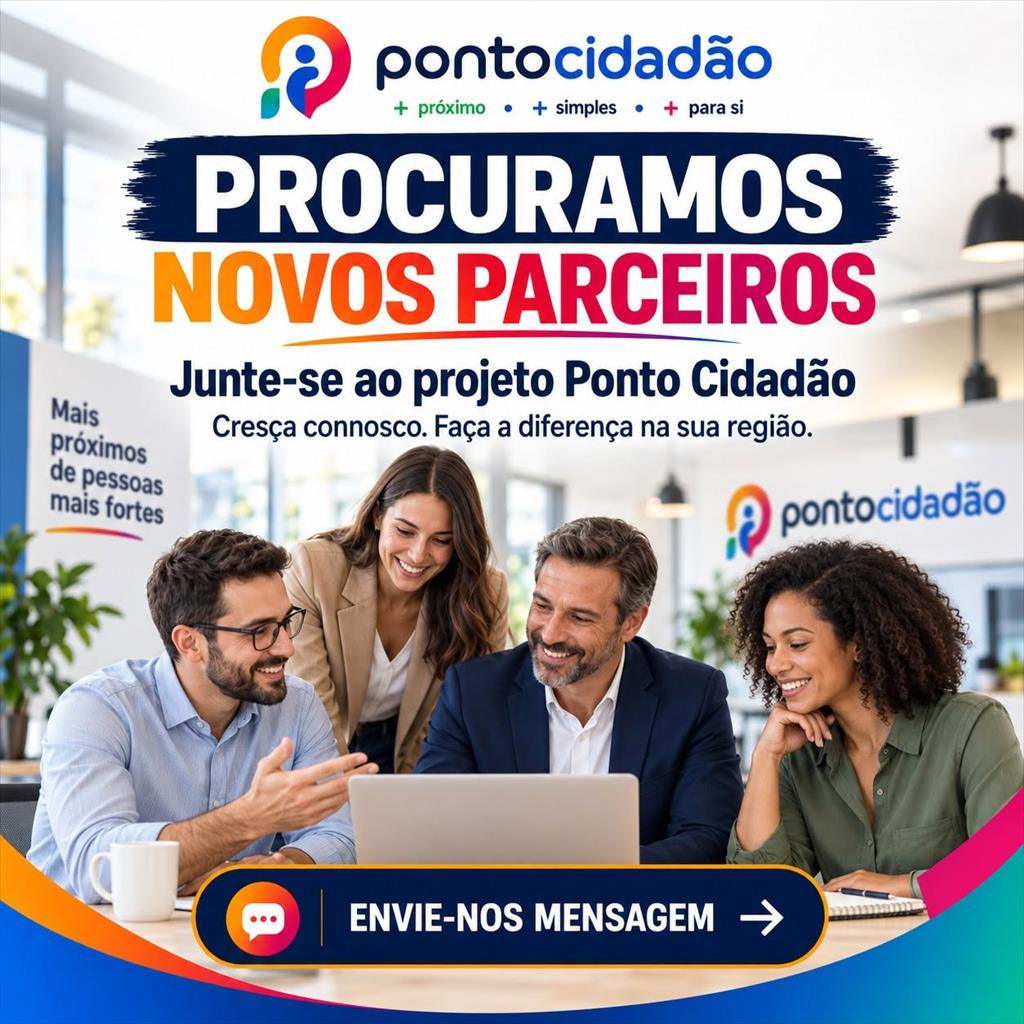 Procuramos novos parceiros para a Ponto Cidadão!