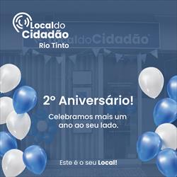 2º aniversário - local do cidadão de rio tinto