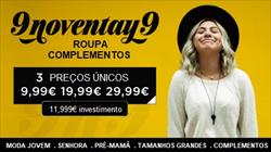 ABRA A SUA LOJA 9noventay9 A PARTIR DE 11,999€ DE INVESTIMENTO