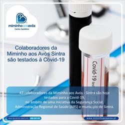 Colaboradores da Miminho aos Avós de Sintra são testados à Covid-19