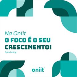 Na Oniit oferecemos aos nossos franchisados uma ótima oportunidade de se tornarem empreendedores,