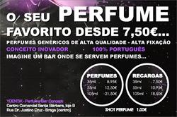 O seu Perfume favorito por apenas 8,95€... Agora imagine que poderá recarrega-lo por apenas 7,50€... O que acha da ideia??