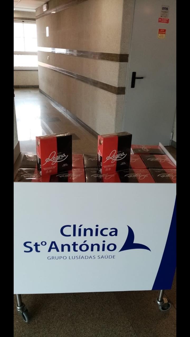 Imperial oferece mais de 2.500 tabletes de chocolates a profissionais de saúde