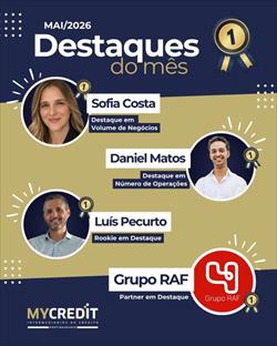 Reconhecimento de Destaques | Maio de 2026
