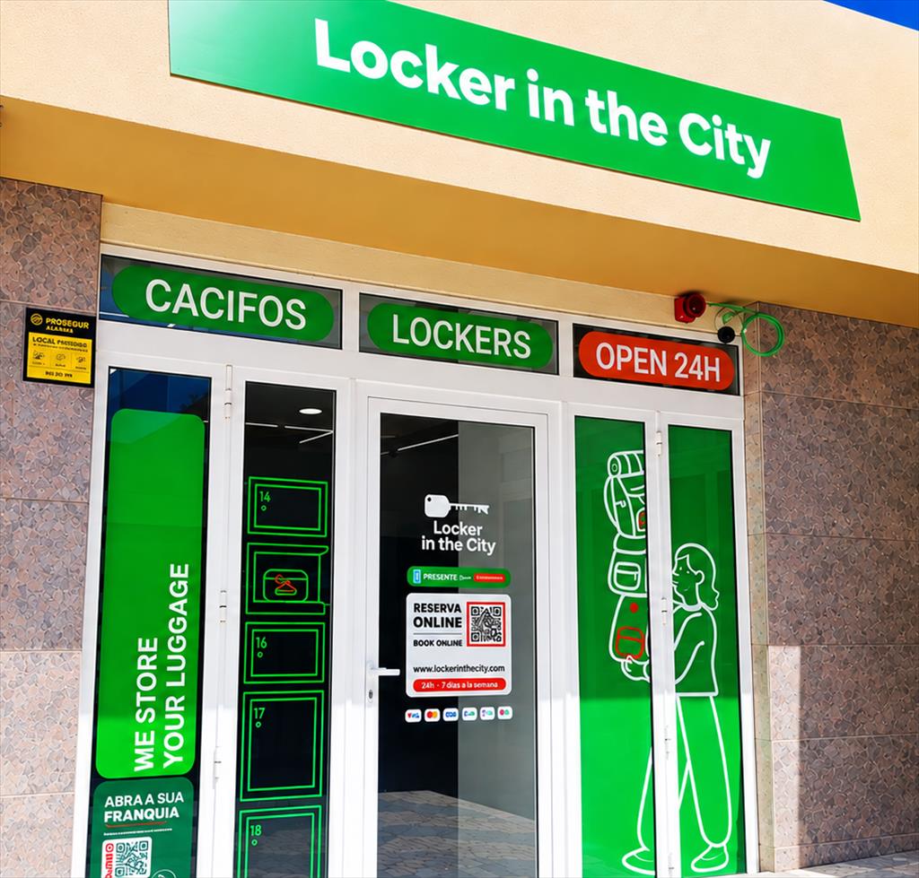 Locker in the City chega a Portimão: liberdade total na Praia da Rocha