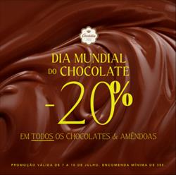 Arcádia celebra Dia Mundial do Chocolate com 20% de desconto até 10 de julho