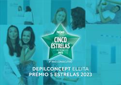 DepilConcept é nomeada Prémio 5 Estrelas pelo 4º ano consecutivo
