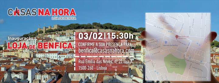 Casas na Hora, agora em Benfica!