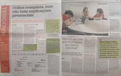A Marca EXPLICOLÂNDIA esteve em destaque no Jornal de Noticias de dia 5 de Junho, 
