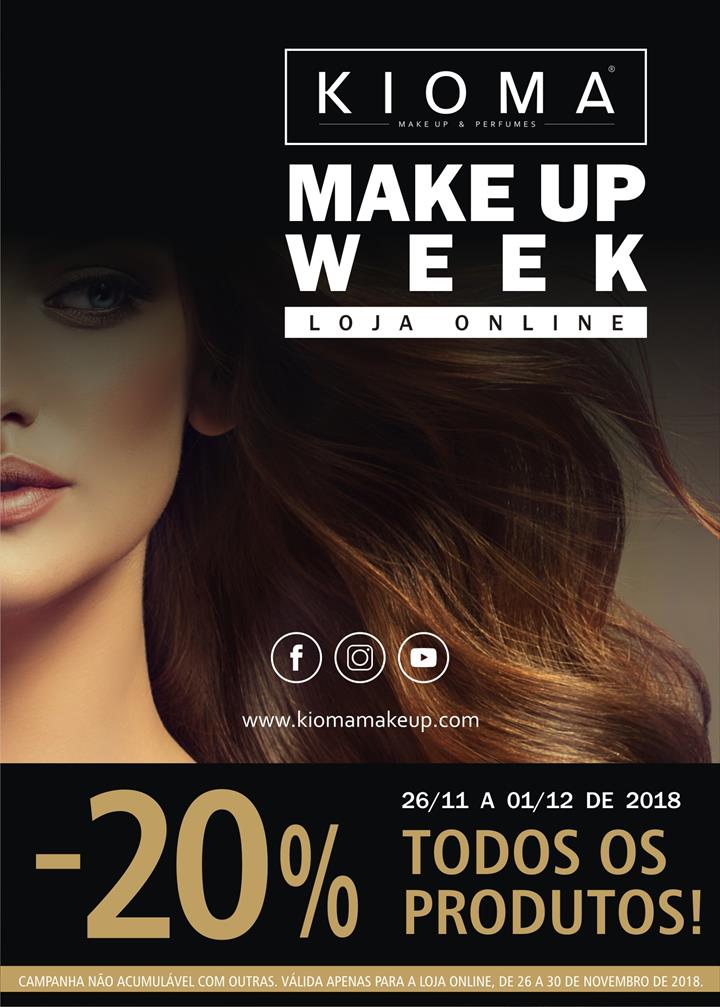 “MAKE UP WEEK | -20% Loja Online KIOMA