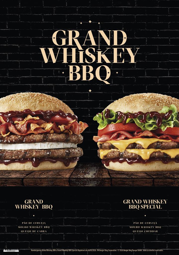 GRAND WHISKEY BBQ ESTÁ DE VOLTA AO BURGER KING® 