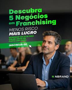 O Grupo NBRAND explica como pode abrir o SEU negócio no no Workshop “5 Negócios em Franchising”.