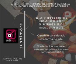 SUSHIMORE LANÇA CAMPANHA DE ABERTURA 